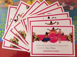 DanceKidz Sertifikate/CertificatesDecember 05, 2018